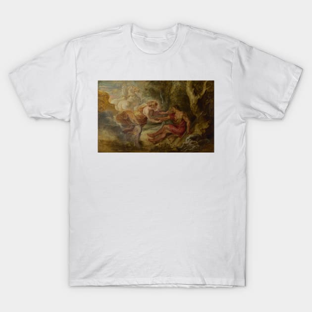 Aurora Abducting Cephalus by Peter Paul Rubens T-Shirt by Classic Art Stall